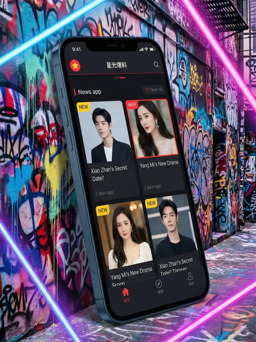 xxsm APP界面展示 - 掌上吃瓜神器